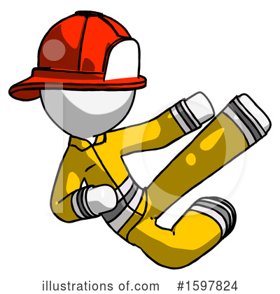 Royalty-Free (RF) White Design Mascot Clipart Illustration by Leo Blanchette - Stock Sample #1597824