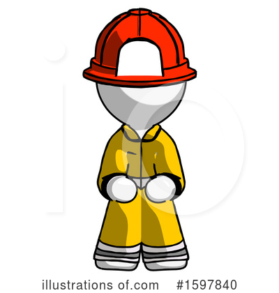 Royalty-Free (RF) White Design Mascot Clipart Illustration by Leo Blanchette - Stock Sample #1597840