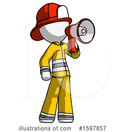 Royalty-Free (RF) White Design Mascot Clipart Illustration by Leo Blanchette - Stock Sample #1597857