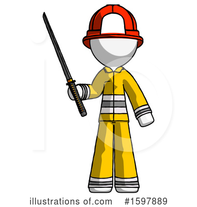 Royalty-Free (RF) White Design Mascot Clipart Illustration by Leo Blanchette - Stock Sample #1597889