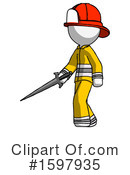 White Design Mascot Clipart #1597935 by Leo Blanchette
