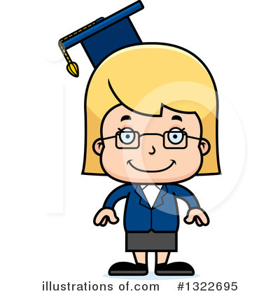 Royalty-Free (RF) White Girl Clipart Illustration by Cory Thoman - Stock Sample #1322695