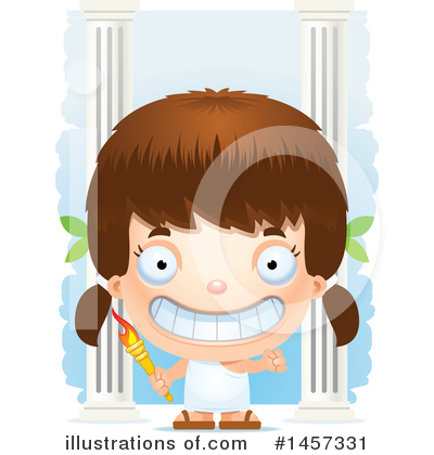 Royalty-Free (RF) White Girl Clipart Illustration by Cory Thoman - Stock Sample #1457331