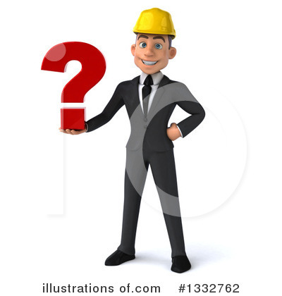 White Male Architect Clipart #1332762 by Julos