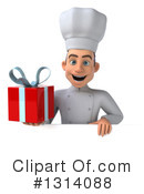 White Male Chef Clipart #1314088 by Julos