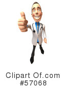 White Male Doctor Character Clipart #57068 by Julos