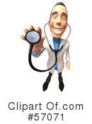 White Male Doctor Character Clipart #57071 by Julos