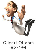 White Male Doctor Character Clipart #57144 by Julos
