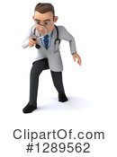 White Male Doctor Clipart #1289562 by Julos