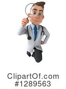 White Male Doctor Clipart #1289563 by Julos