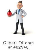 White Male Doctor Clipart #1482948 by Julos