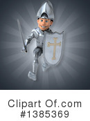 White Male Knight Clipart #1385369 by Julos