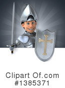 White Male Knight Clipart #1385371 by Julos