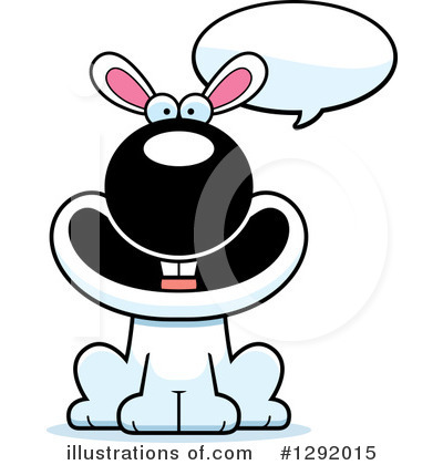 Royalty-Free (RF) White Rabbit Clipart Illustration by Cory Thoman - Stock Sample #1292015