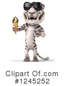White Tiger Clipart #1245252 by Julos