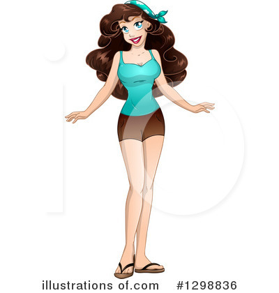 Royalty-Free (RF) White Woman Clipart Illustration by Liron Peer - Stock Sample #1298836