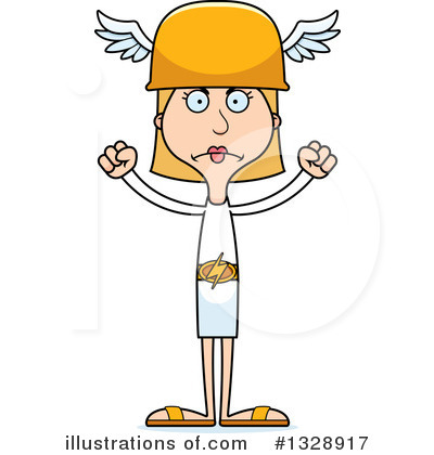 Royalty-Free (RF) White Woman Clipart Illustration by Cory Thoman - Stock Sample #1328917