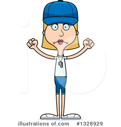 Royalty-Free (RF) White Woman Clipart Illustration by Cory Thoman - Stock Sample #1328929