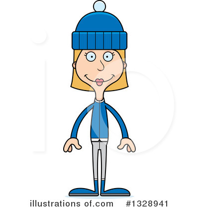Royalty-Free (RF) White Woman Clipart Illustration by Cory Thoman - Stock Sample #1328941