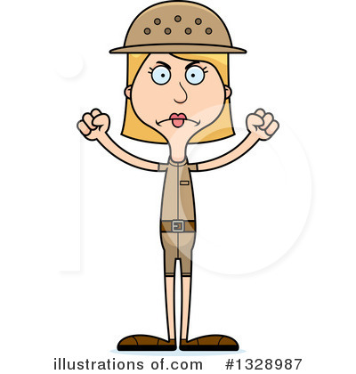 Royalty-Free (RF) White Woman Clipart Illustration by Cory Thoman - Stock Sample #1328987