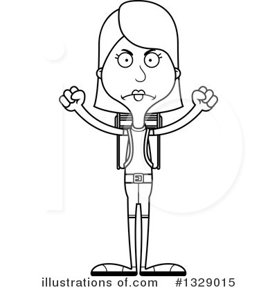Royalty-Free (RF) White Woman Clipart Illustration by Cory Thoman - Stock Sample #1329015