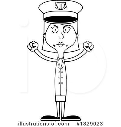 Royalty-Free (RF) White Woman Clipart Illustration by Cory Thoman - Stock Sample #1329023