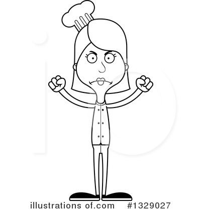 Royalty-Free (RF) White Woman Clipart Illustration by Cory Thoman - Stock Sample #1329027