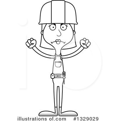 Royalty-Free (RF) White Woman Clipart Illustration by Cory Thoman - Stock Sample #1329029