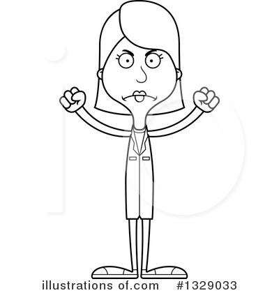 Royalty-Free (RF) White Woman Clipart Illustration by Cory Thoman - Stock Sample #1329033