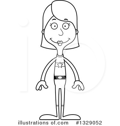 Royalty-Free (RF) White Woman Clipart Illustration by Cory Thoman - Stock Sample #1329052