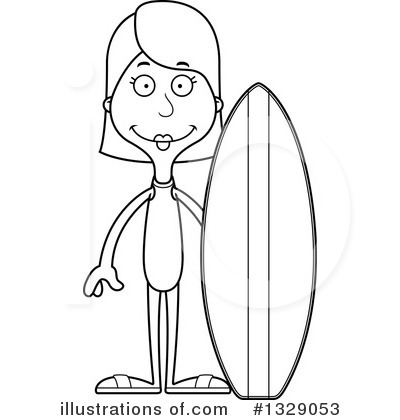 Royalty-Free (RF) White Woman Clipart Illustration by Cory Thoman - Stock Sample #1329053