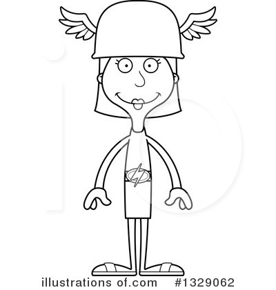 Royalty-Free (RF) White Woman Clipart Illustration by Cory Thoman - Stock Sample #1329062