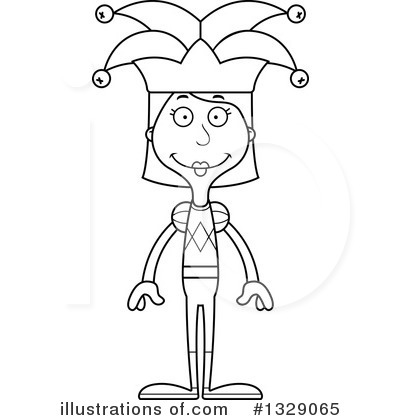 Royalty-Free (RF) White Woman Clipart Illustration by Cory Thoman - Stock Sample #1329065