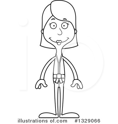 Royalty-Free (RF) White Woman Clipart Illustration by Cory Thoman - Stock Sample #1329066