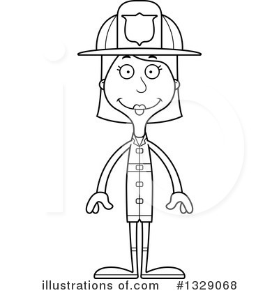Royalty-Free (RF) White Woman Clipart Illustration by Cory Thoman - Stock Sample #1329068
