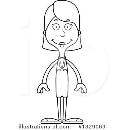 Royalty-Free (RF) White Woman Clipart Illustration by Cory Thoman - Stock Sample #1329069