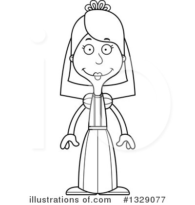 Royalty-Free (RF) White Woman Clipart Illustration by Cory Thoman - Stock Sample #1329077