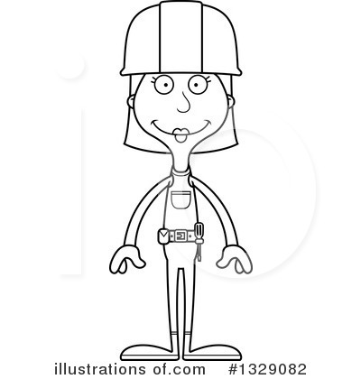 Royalty-Free (RF) White Woman Clipart Illustration by Cory Thoman - Stock Sample #1329082
