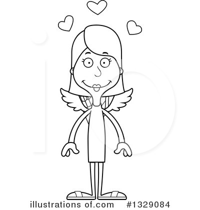 Royalty-Free (RF) White Woman Clipart Illustration by Cory Thoman - Stock Sample #1329084