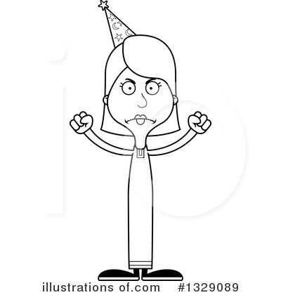 Royalty-Free (RF) White Woman Clipart Illustration by Cory Thoman - Stock Sample #1329089