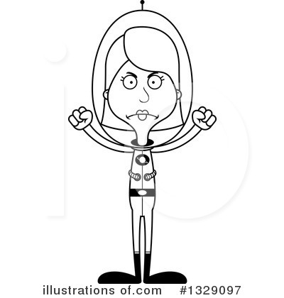 Royalty-Free (RF) White Woman Clipart Illustration by Cory Thoman - Stock Sample #1329097