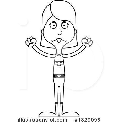 Royalty-Free (RF) White Woman Clipart Illustration by Cory Thoman - Stock Sample #1329098