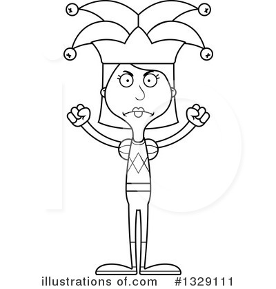Royalty-Free (RF) White Woman Clipart Illustration by Cory Thoman - Stock Sample #1329111