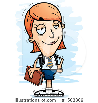 Royalty-Free (RF) White Woman Clipart Illustration by Cory Thoman - Stock Sample #1503309