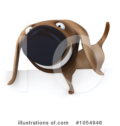 Wiener Dog Clipart #1054946 - Illustration by Julos