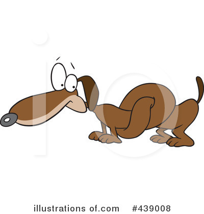 Royalty-Free (RF) Wiener Dog Clipart Illustration by toonaday - Stock Sample #439008