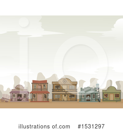 Ghost Town Clipart #1531297 by BNP Design Studio