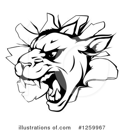Royalty-Free (RF) Wildcat Clipart Illustration by AtStockIllustration - Stock Sample #1259967