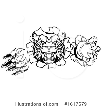 Royalty-Free (RF) Wildcat Clipart Illustration by AtStockIllustration - Stock Sample #1617679