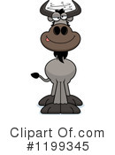 Wildebeest Clipart #1199345 by Cory Thoman